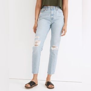 SOLD - Madewell The Perfect Vintage Jean in Grandbay Wash: Ripped Edition